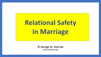 Relational Safety in Marriage